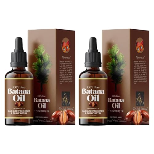 Aceite de Batana con romero para el crecimiento del cabello, nutre el cuero cabelludo y desintoxica para un cabello fuerte y saludable, aceite de batana orgánico de Honduras con romero, reduce la