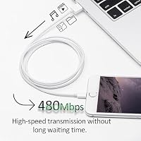 【Echt MFI-zertifiziert】 High Speed iPhone Ladekabel, echt Lightning Kabel [6 FT 3 Set], Apple Ladekabel kompatibel mit iPhone 14/13/12/11/XS/X/XR/8/7/6Plus, iPad und AirPods etc … – Ansicht 3