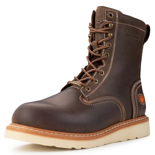 Sureway Men's Waterproof Steel-Toe Logger Work Boot