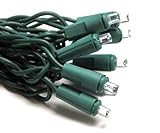 Everstar Merchandise Co BST60155 LED Mini Christmas Light Set, Cool White