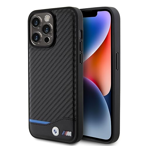 CG MOBILE Coque BMW M Carbon pour iPhone 15 Pro Max
