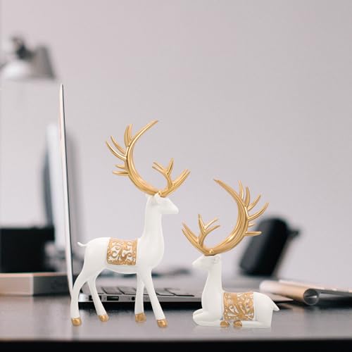 Figuritas de Reno de Navidad de Resina para Decoración miniatura 4
