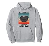 Los fines de semana vintage para amantes del horno holandés son para los amantes del horno holand Sudadera con Capucha