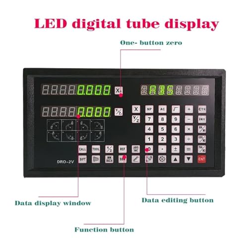 1um Technical Digital Readout DRO-2V Kit Completo miniatura 2