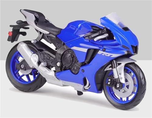 Modèle réduit moto Yamaha YZF R1 2021 échelle 1:18 jouet collection alliage