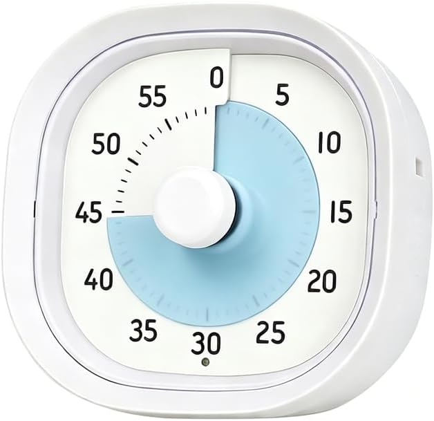 60 Minute Visual Timer,Silent Time Management Tool (Blue)