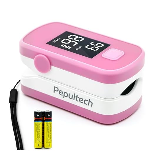 Pepultech Pink Fingertip Pulse Oximeter