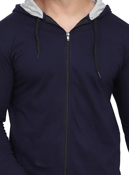 Image of Geum Men's Hooded Neck Full Sleeves T-Shirt