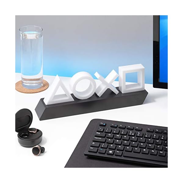 Paladone PS5 Playstation Icons Light with 3 Dynamic Lighting Modes, Desktop Game Room Decor, Officially Licensed Playstation 5 Desk Accessories - Image 6
