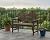 Outdoor Garden Bench,2-Person Poly Lumber Patio Bench, Slatted Patio Loveseat,All-Weather Outdoor Bench that Never Rot and Fade, Suit for Garden, Porch and Park