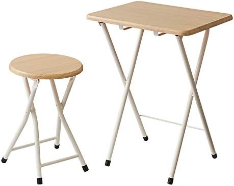 Amazon コンパクト テーブル チェアセット 折りたたみ 一人用 幅約50cm おしゃれ ヴィンテージ調 デスク 折り畳み ナチュラル 机 文房具 オフィス用品 Amazon コンパクト テーブル チェアセット 折りたたみ 一人用 幅約50cm おしゃれ ヴィンテージ調 デスク 折り畳み ナチュラル 机 文房具 オフィス用品