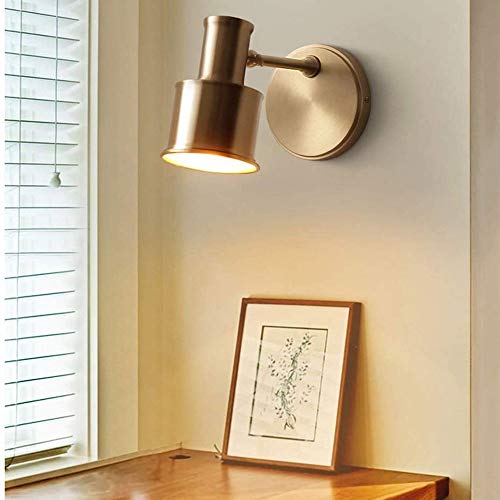 Applique murale nordique orientable en cuivre durable