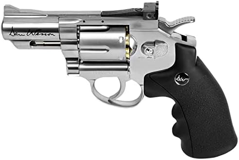 2.5" CO2 BB Revolver, Silver air Pistol