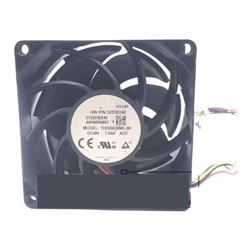 Ventilateur de refroidissement 48V THD0848ME-00 à fort débit d'air 80x38mm