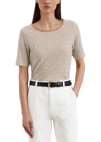 Marc OߴPolo Camiseta de algodón orgánico Mujer de rayas, Multicolor (Multi), XS