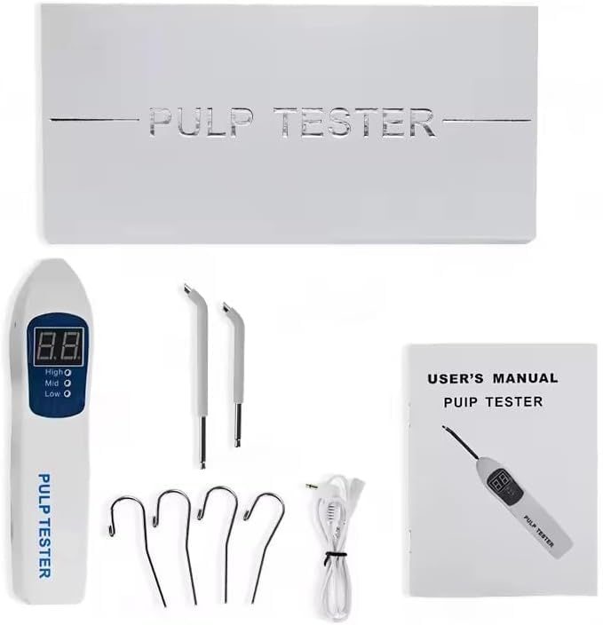 Electroestimulador Vitality Pulp Tester con pantalla LED y luces indicadoras, modos de velocidad ajustables, para uso en laboratorio miniatura 2