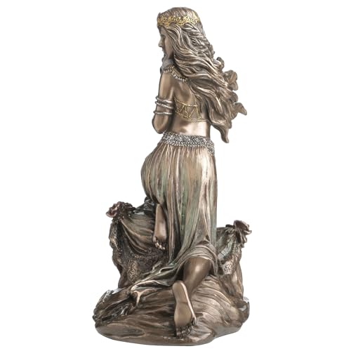 Estatua Salome Oráculo de la Decapitación 6.25 in Bronce miniatura 2