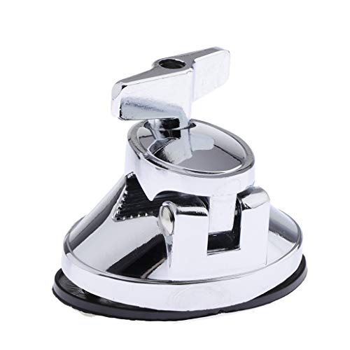 D DOLITY Drum Tom Mount Bracket Mounting Hardware with Base Plate (Silver)