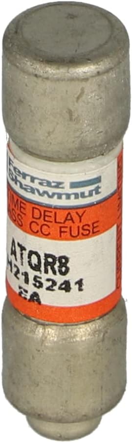 H215241J | ATQR8 | H215241 | MERSEN (FERRAZ) FUSE AMP-TRAP 2000® 600V, 8A, TIME-DELAY CLASS CC ATQR SERIES