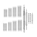 37 /Satz Frühling Bar Set Uhr Band Armband Handgelenk Gurt Pin Entfernung Reparatur Uhrmacher Zubehör