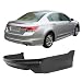 Rear Bumper Lip Compatible With 2008-2010 Honda Accord | PU Black Rear Lip Spoiler Splitter by IKON MOTORSPORTS | 2009