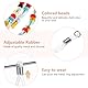 BUGUUYO 2stücke Brillenkette Damen Bunte Perlen Eyeglass Holder Kette Vintage Design Für Sonnenbrillen Und Lesebrillen Für Brillenträger Dekorativer Brillenhalter Mit Sicherem Halt