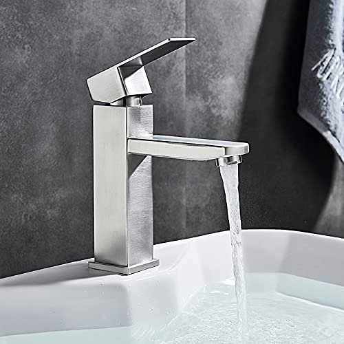 Mitigeur d'évier à poignée unique eau chaude et froide précis