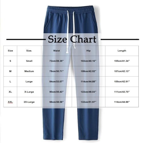 Men's Casual Sweatpants Summer Stretchy Straight Leg Lounge Pants Baggy Outdoor Running Athletic Pant with Pockets3