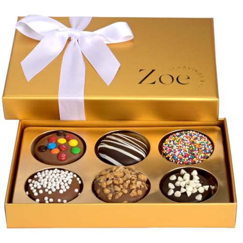 CRAVINGS BY ZOE Birthday Chocolate Covered Cookies Gift Basket |