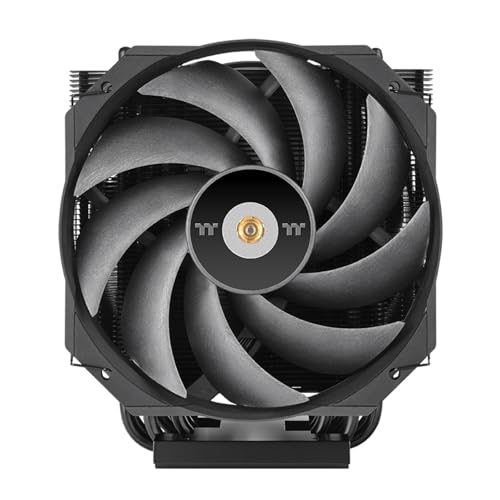 Thermaltake WAIR CPU Cooler; Six Φ6mm Copper Heat Pipes; 2x140mm PWM Fans; 500~1500RPM; Single Tower; LGA 4677 & sTR5/SP6; 500W TDP; Black; CL-P140-CA14BL-A by Thermaltake - Image 2