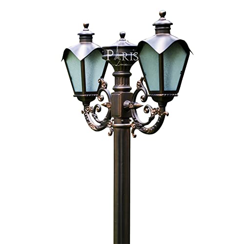 Poste Para Jardim Colonial Sinha Alumínio Cobre 2E27 1.84m 15001/2