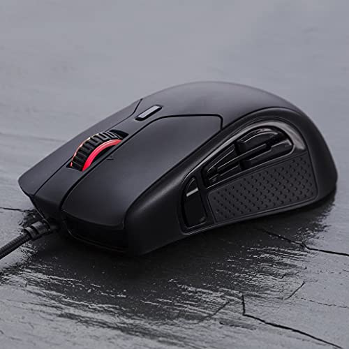 HyperX Pulsefire Raid – Gaming Mouse, 11 Programmable Buttons, RGB, Ergonomic Design, Comfortable Side Grips, Software-Controlled Customization