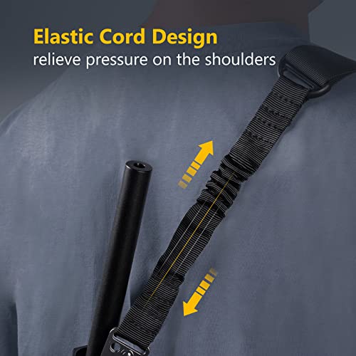 CVLIFE Rifle Sling Two Point Sling Adjustable Length Gun Sling for Rifle with 2 Pack Sling Swivel for M-Rail