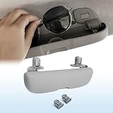 Coleya Smart 453 Brillenetui Auto Brillenetui für Mercedes Benz Smart fortwo 453 2015-2021 Brillenhalter Auto Sonnenbrillen Halterung für Mercedes Benz Smart fortwo 453 2015-2021 (Grau)