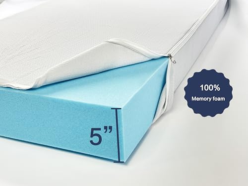Toddler Bed Mattress Child Bed Mattress for Kids Standard Crib Size Mattress, 100% Memory Foam (Mattress)