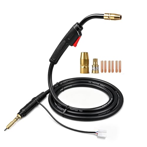 15ft Mig Gun Parts Replacement Compatible with Hobart Handler 130XL 135 140 175 187 and AutoArc XLT142 & XLT182 mig welder H-10/195957 H100S2-10/245924 guns