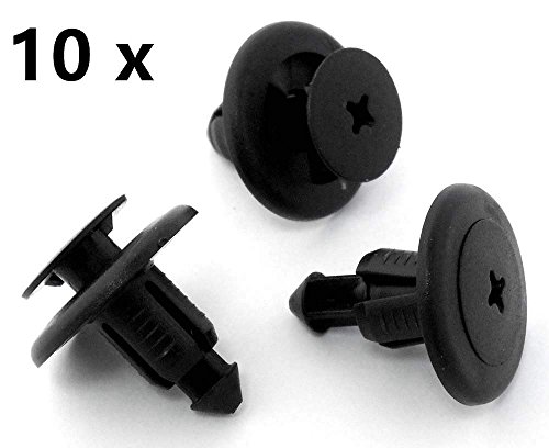 Tuqiang® 10 x Parachoques Clips de Montaje (BC1D56145) Este Clip for Cabe en un Agujero 8 mm