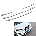 BNHHB para Hyundai Tucson 2015-2018 Rejilla Frontal Cromada De ABS, Coche Parrilla Cubierta De Rejilla Delantera Modificados Accesorios