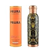 PRURA Bouteille d'eau en cuivre pur ayurvédique anti-fuite...