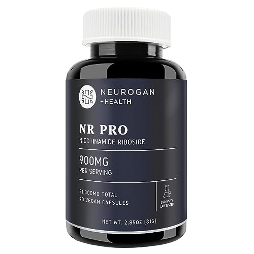 Nicotinamide Riboside NR Pro Capsules, 900mg Each, 90ct. - NAD+ & NADH Precursor - Celluar Energy - DNA Health - Supports Healthy Aging
