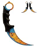 ARIKnives CS GO Karambit Elite - Fire Elemental - CSGO Knife Skin Counter Strike Global Offensive Jagdmesser Survival
