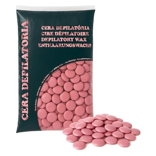 SELAS Cera Depilatoria Caliente 1200g | Mini Discos de Cera Dura con Aceite de Rosa Mosqueta | Cera Profesional Sin Bandas para Rostro, Cuerpo y Zonas Sensibles | Cera Depilatoria facial y corporal