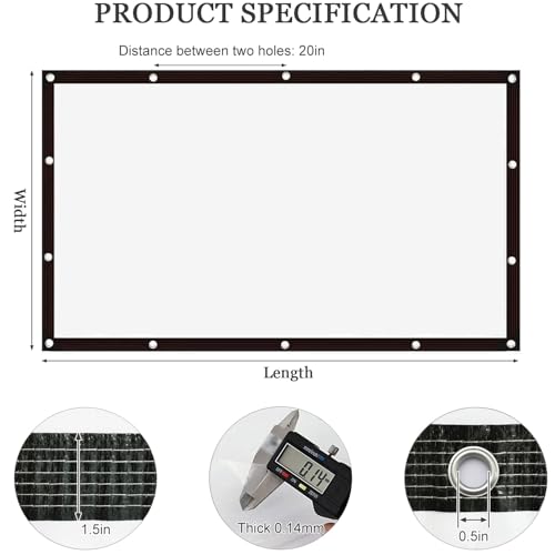 Lona transparente exterior para techos de carpa y zonas de acampada 4