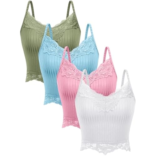 Bencailor Women Lace Y2k Tank Crop Cami