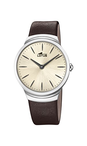 Lotus Watches Reloj Análogo clásico para Hombre de Cuarzo con Correa en Cuero 18498/2