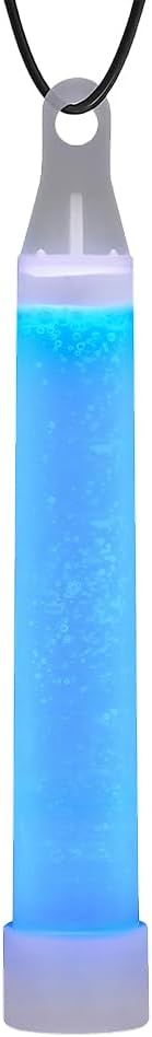 blinkee Bio-Lumina Safety Pack of 50-4 inch Glow Stick Blue - Non-Toxic, Lightweight, and Eco-Friendly Illumination for Outdoor Adventures & Educational Fun