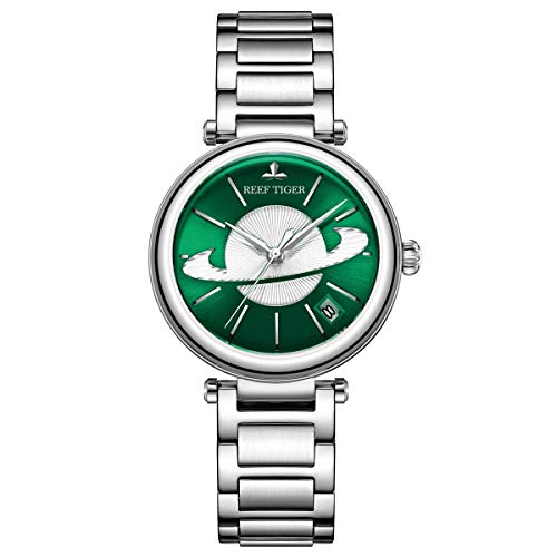 REEF TIGER Damenuhr Analog Automatik mit Edelstahl Armband RGA1591-YNY