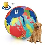 Official FIFA World Cup 2026 Edition, 18" Herding Ball for Dogs with Pump for Australian Shepherd,Cattle,Border Collie,Large Breed Play and Exercise,Durable Outdoor Herding Toy for Dogs and Horses