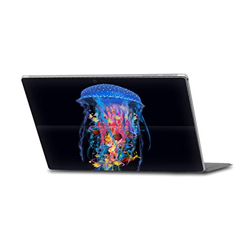 Vinyle autocollant Surface Pro 5 anti-rayures et ajustement parfait Méduse Bleue