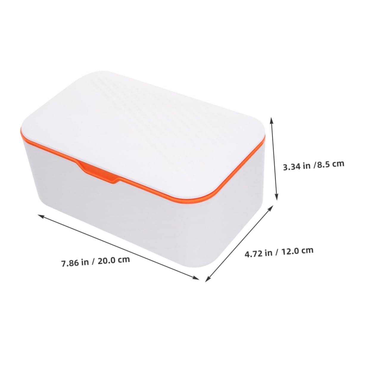 2pcs Wipe Dispenser Box with Lid Refillable Diaper Wipes Holder Sealed Design Plastic Tissue Storage Case for Travel and Bathroom Use